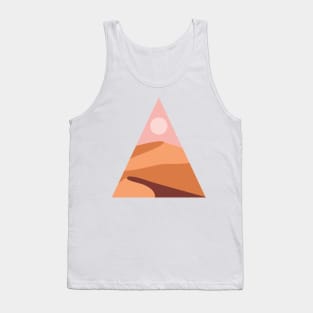 Desert dunes and sun Tank Top